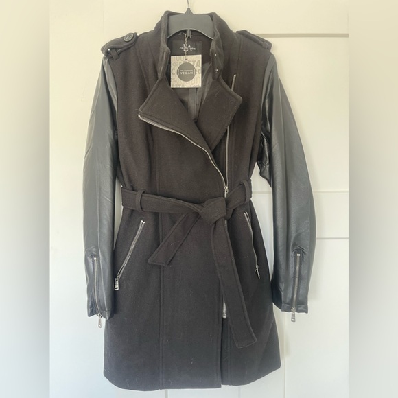 LA Coalition Vegan Leather Sleeves Jacket - New with tags - Size Large - Picture 1 of 6